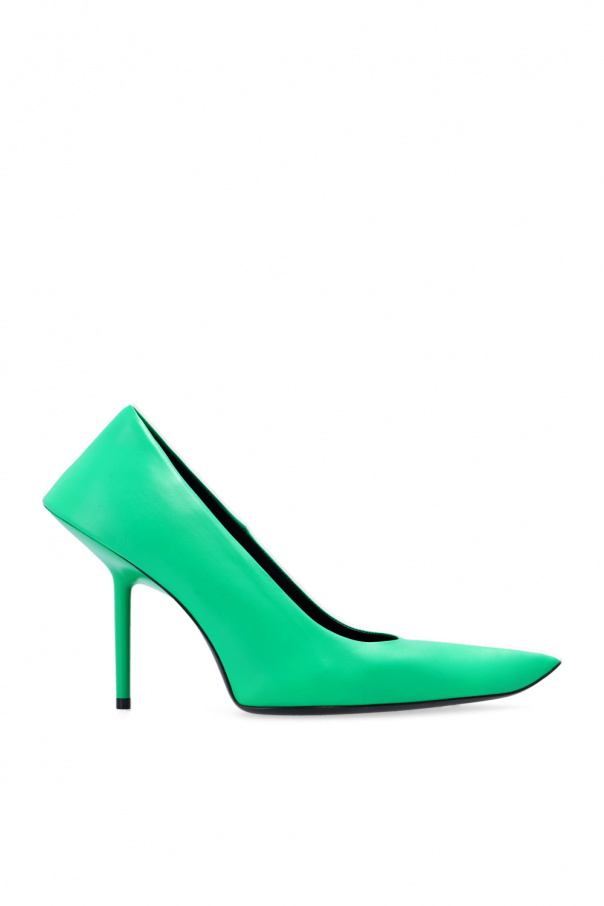 Balenciaga on sale green heels